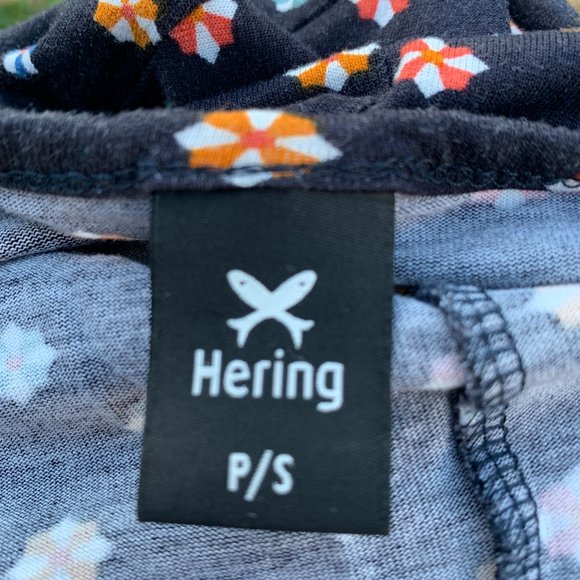 Hering Women's size Petite Small Short Sleeve V-neck T-shirt Dress - Picture 6 of 8